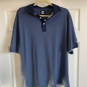 Footjoy short sleeve button up golf polo